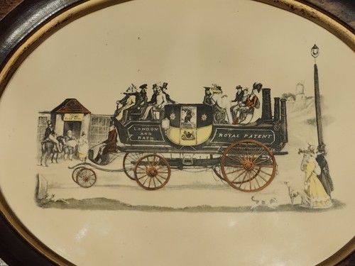 Pair victorian print steam - victorian,
