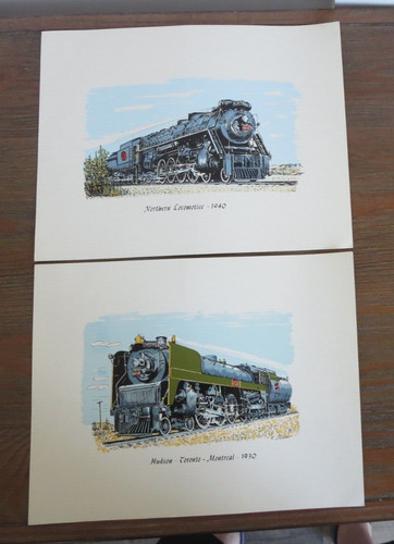 Vintage train print - vintage,